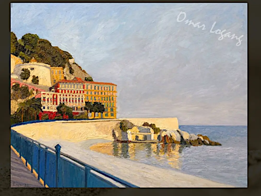 Omar Logang, artiste peintre à Nice