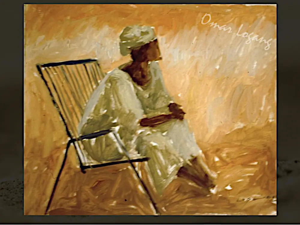Omar Logang, artiste peintre à Nice