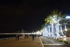 Christmas illuminations in Nice