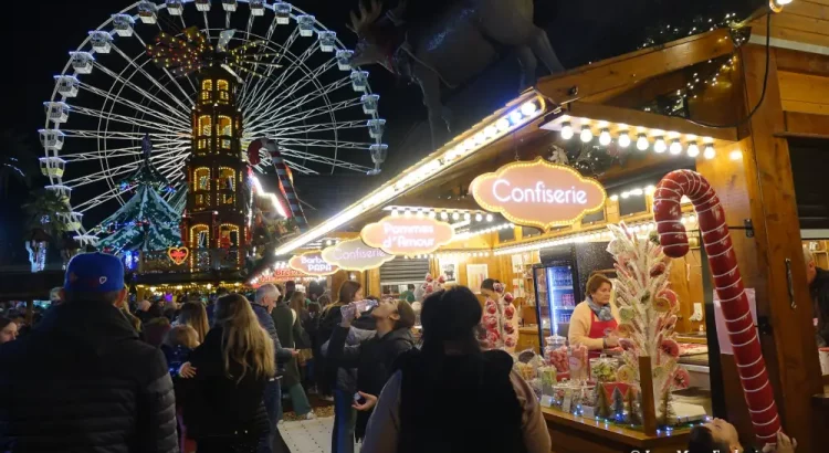 Illuminations et marché de Noël à Nice