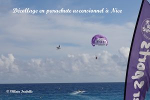Spots nautiques à Nice : Parachute ascensionnel 