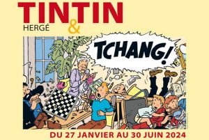 Tintin exhibition in Nice