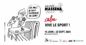 Exposition Cabu Vive le sport à Nice