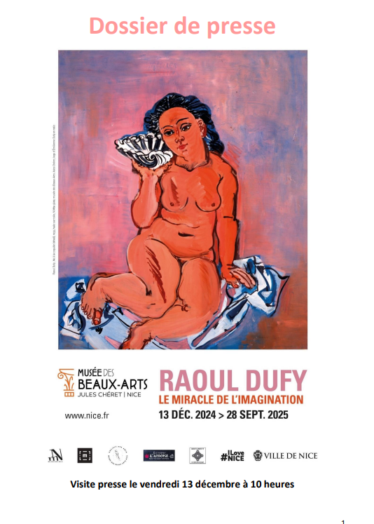 exposition raoul dufy le miracle de l'imagination à Nice