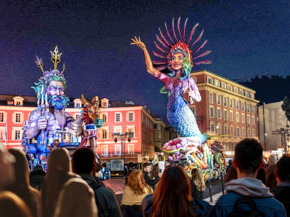 photos du carnaval de Nice 2025